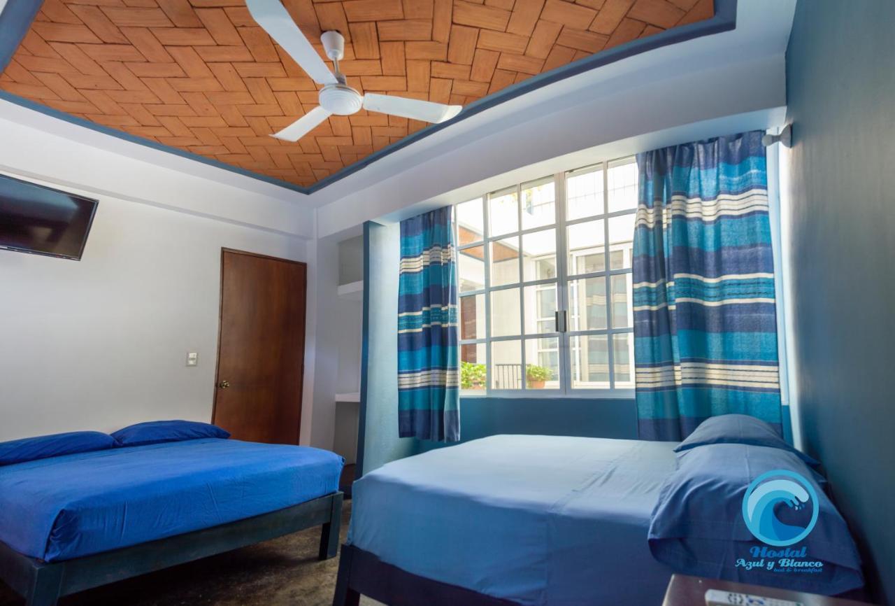 Hostal Azul Y Blanco 산타크루즈휴에튤코 외부 사진