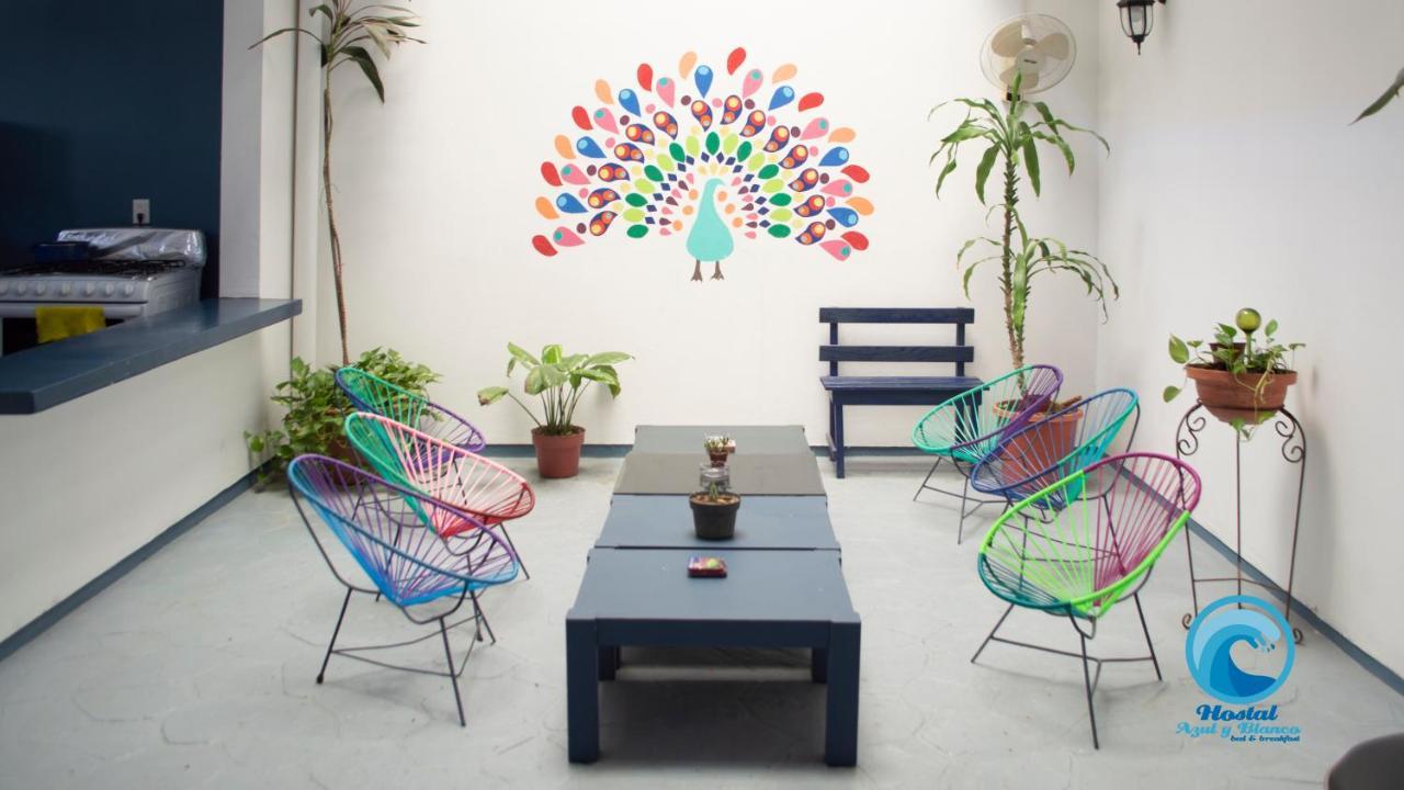 Hostal Azul Y Blanco 산타크루즈휴에튤코 외부 사진