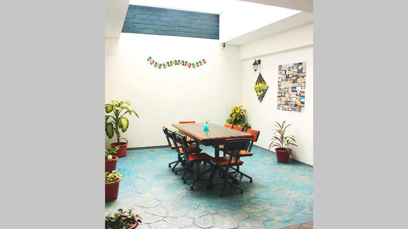 Hostal Azul Y Blanco 산타크루즈휴에튤코 외부 사진